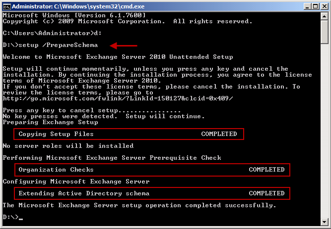نصب و راه اندازی اولیه Exchange Server 2010