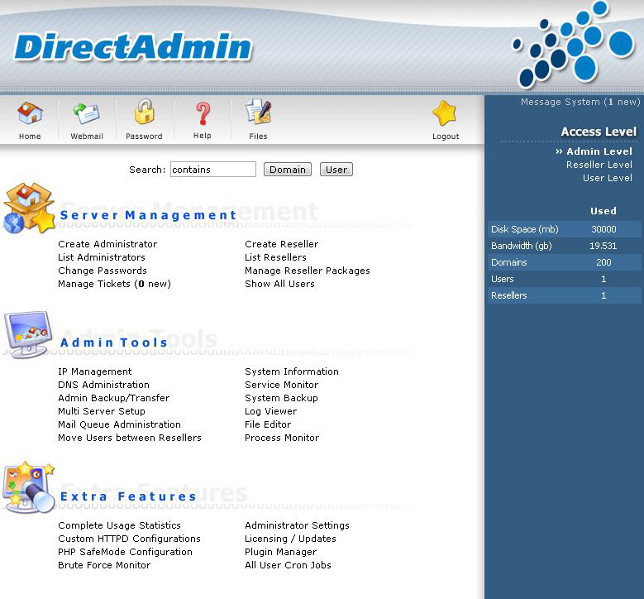 آموزش نصب دایرکت ادمین (DirectAdmin)
