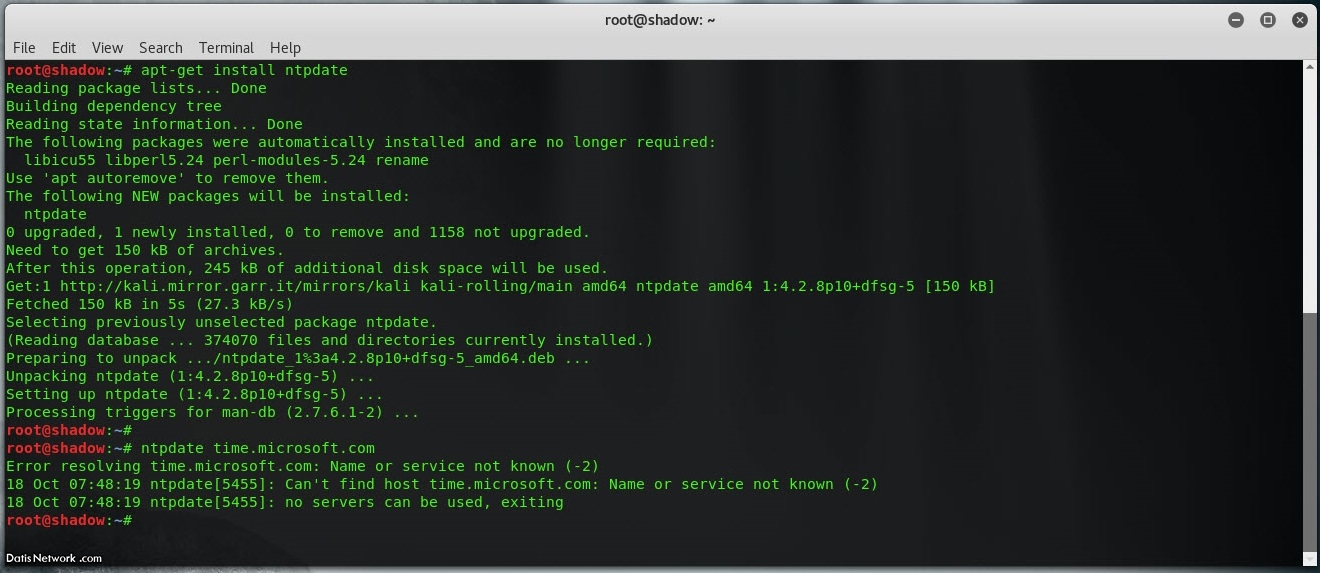 نصب سرویس NTP بر روی لینوکس Debian