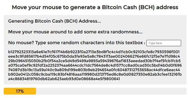 آموزش ساخت کیف پول کاغذی بیت کوین کش (Bitcoin Cash)
