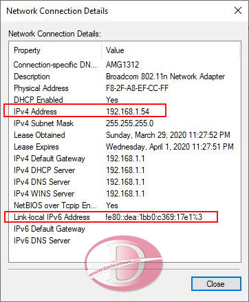 پیدا کردن آی پی کامپیوتر در ویندوز - فهمیدن آدرس IP سیستم