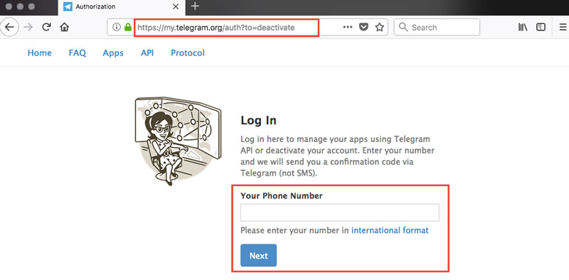 آموزش دیلیت اکانت تلگرام (Delete Account) - حذف و دی اکتیو اکانت تلگرام