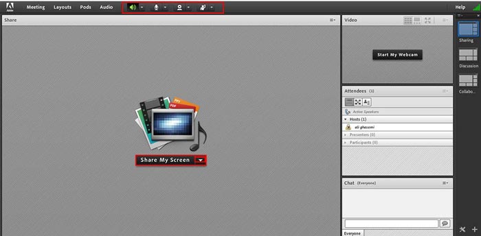 آموزش تصویری تنظیمات ادوبی کانکت (Adobe Connect)