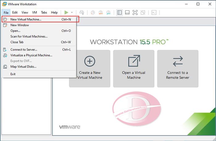 آموزش ساخت ماشین مجازی در VMware Workstation