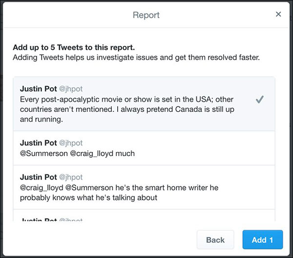 آموزش نحوه ریپورت کردن در توییتر