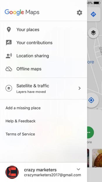 ثبت مکان در گوگل مپ با گوشی موبایل