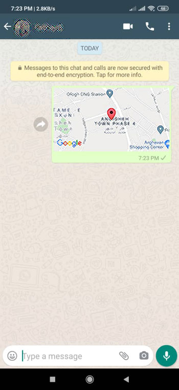 آموزش ارسال لوکیشن و لایو لوکیشن در واتساپ - ارسال مکان در WhatsApp