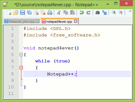 دانلود نرم افزار NotePad++ (نوت پد پلاس پلاس) برای ویندوز و لینوکس و مک و اندروید