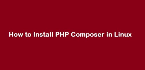 آموزش نصب کامپوزر و استفاده از PHP Composer در لینوکس