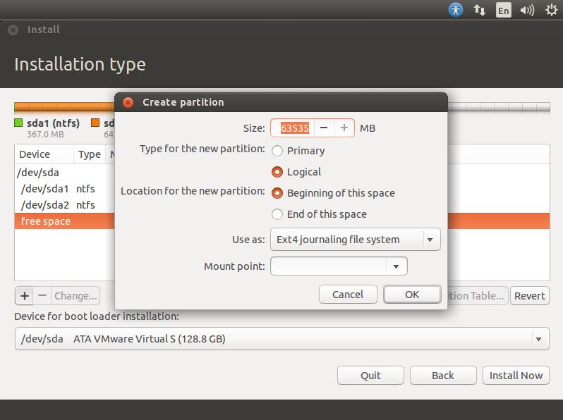 آموزش تصویری نصب اوبونتو (Ubuntu)