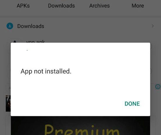 آموزش حل ارور app not installed در اندروید و رفع مشکل نصب نشدن برنامه و بازی