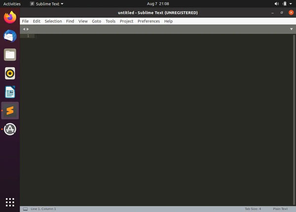 آموزش نصب Sublime Text در لینوکس اوبونتو (Ubuntu)