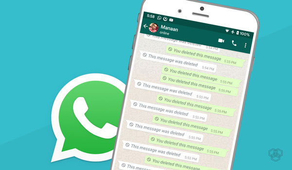 آموزش خواندن پیام حذف شده در واتساپ - نحوه بازگردانی و بازیابی پیام حذف شده WhatsApp