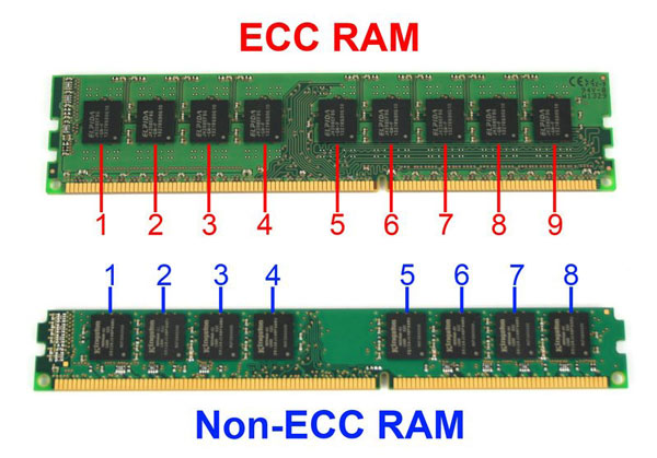 حافظه ECC چیست؟ تفاوت بین حافظه رم ECC و غیر ECC چیست؟