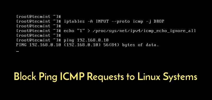 آموزش بستن پینگ (Ping) در سرور لینوکس