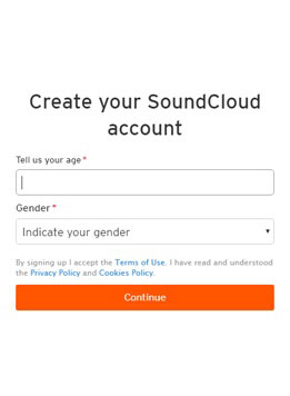 آموزش ثبت نام و ساخت اکانت ساوندکلاود (SoundCloud)