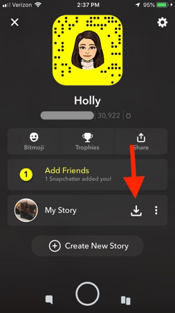 آموزش نحوه ذخیره و دانلود عکس و فیلم در اسنپ چت (Snapchat)