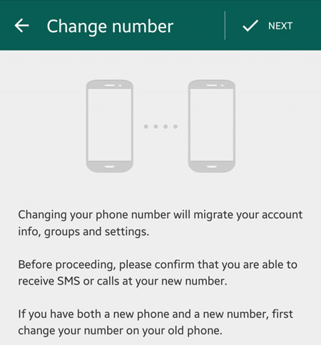 آموزش تغییر شماره واتساپ (WhatsApp) در اندروید و آیفون