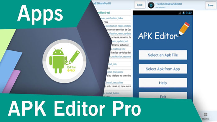 دانلود APK Editor Pro - برنامه ویرایش اپلیکیشن اندروید بدون نیاز به روت