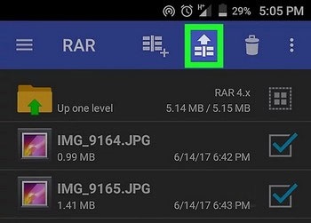 آموزش نحوه استخراج و اکسترکت (Extract) فایل های فشرده با برنامه RAR در اندروید
