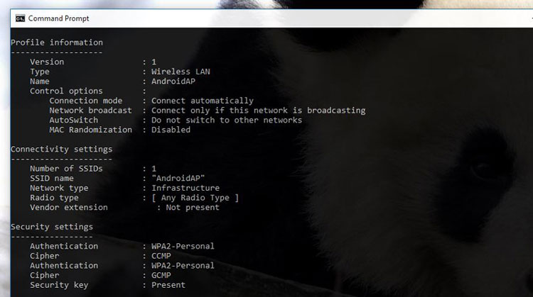 نمایش و بازیابی رمز وای فای با CMD - مشاهده پسورد ذخیره شده وای فای در کامپیوتر ویندوز