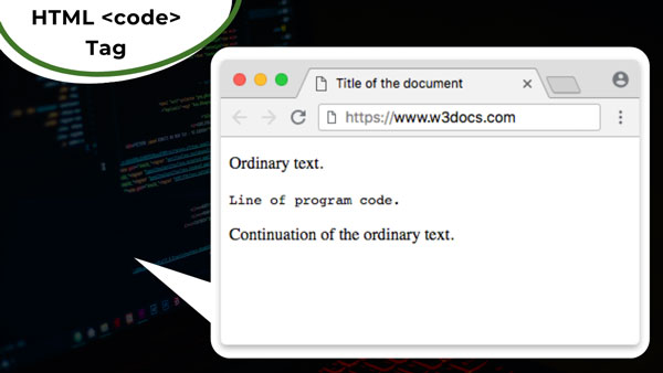 تگ Code در HTML چیست؟ آموزش کامل کاربرد و استفاده از تگ Code برای نمایش کدها