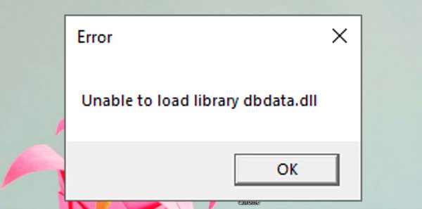 آموزش رفع ارور Unable to load library dbdata.dll در بازی ها در ویندوز 10 و 8 و 7