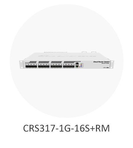 سوئیچ میکروتیک CRS317-1G-16S+RM