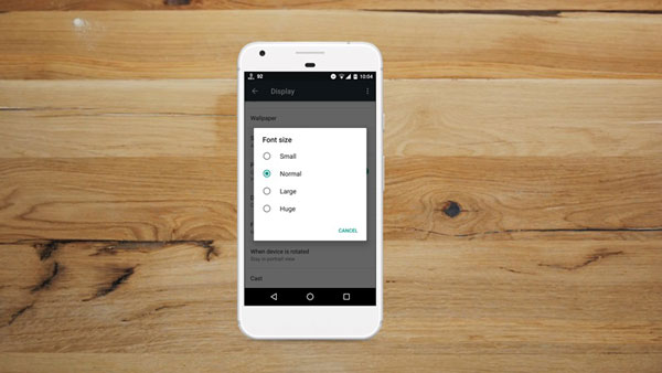 آموزش تغییر اندازه و نوع فونت متن ها در گوشی اندروید (Android)