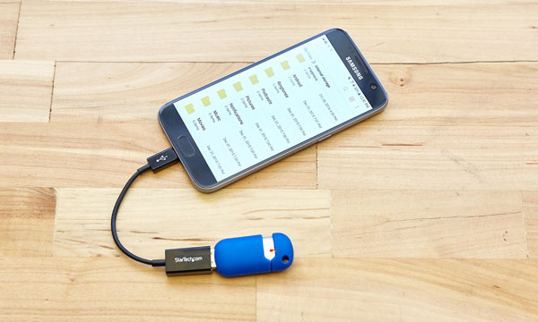 آموزش اتصال فلش به گوشی اندروید - نحوه استفاده از کابل OTG برای استفاده از فلش در تلفن همراه