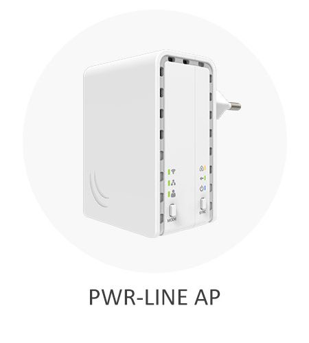 اکسس پوینت میکروتیک PWR-LINE AP (EU plug)