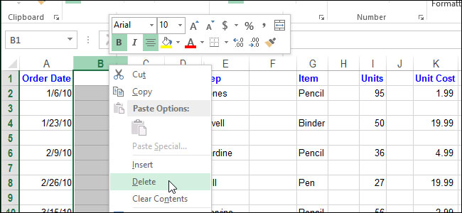 آموزش نحوه حذف محتویات یک سلول در اکسل (Excel) بدون پاک شدن فرمول
