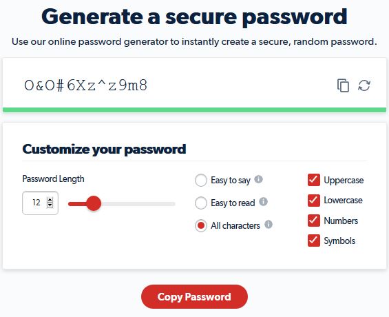 معرفی سرویس های آنلاین برای ساخت رمز عبور قوی و ایمن