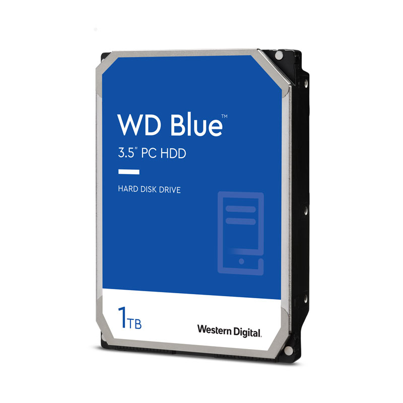 هارد دیسک اینترنال وسترن دیجیتال آبی WD Blue 1TB با ظرفیت 1 ترابایت