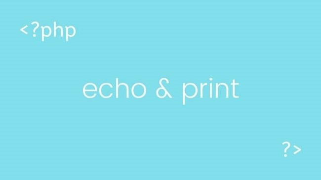 آموزش دستورات Echo و Print برای نمایش خروجی PHP
