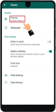 آموزش فعال سازی دارک مود واتساپ - نحوه استفاده از حالت شب در WhatsApp