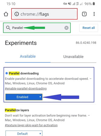 آموزش افزایش سرعت دانلود گوگل کروم - فعال سازی Parallel downloading در Chrome