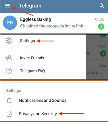 آموزش رمز گذاری روی تلگرام (Telegram) در اندروید و آیفون (iOS) و کامپیوتر PC