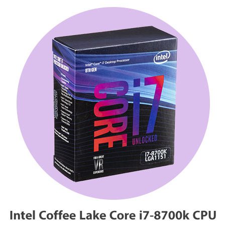 cpu اینتل سری Coffee Lake مدل Core i7-8700k