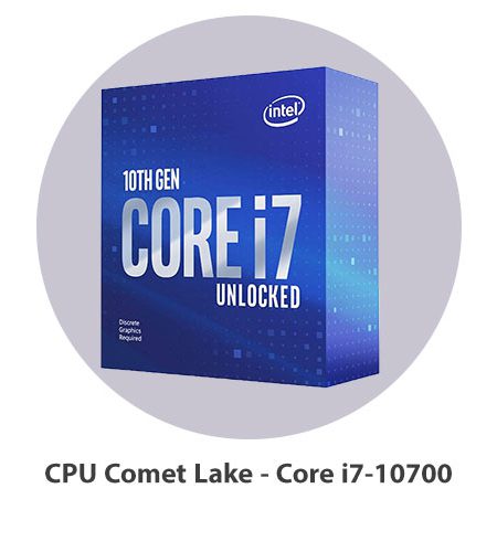 CPU اینتل سری Comet Lake مدل Core i7-10700 KF