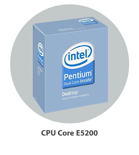 CPU اینتل سری Core مدل E5200