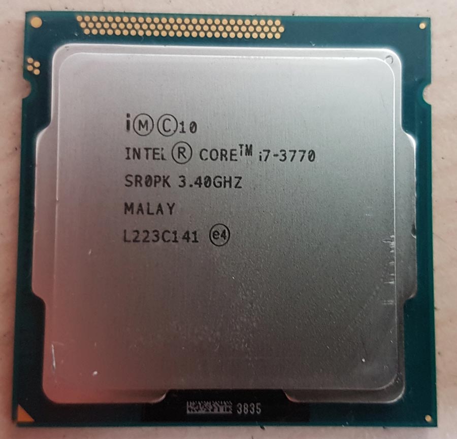 CPU اینتل سری Ivy Bridge مدل Core i7-3770 