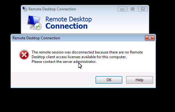 رفع ارور ریموت Remote Desktop Session Disconnected RDP License Server