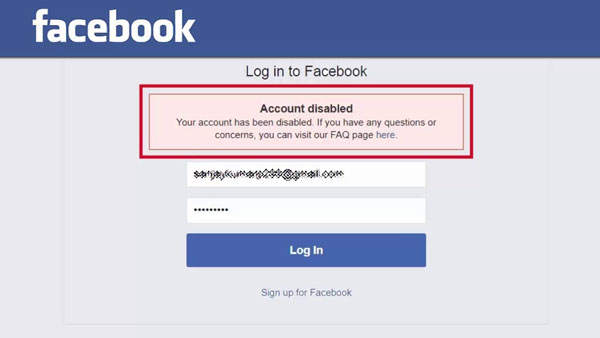 حل مشکل غیرفعال شدن اکانت فیس بوک - آموزش فعال سازی حساب Facebook