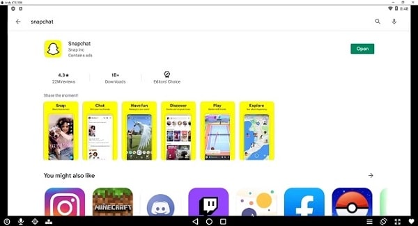 آموزش نصب اسنپ چت (Snapchat) با شبیه ساز در کامپیوتر و ویندوز