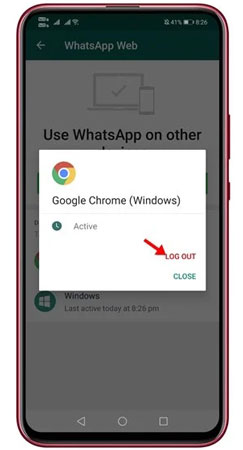 آموزش خروج از اکانت واتساپ (WhatsApp) از راه دور در گوشی اندروید و آیفون (iOS)