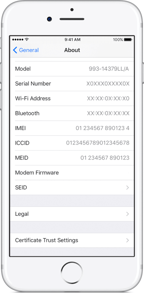 چگونه در گوشی آیفون (iOS) کد IMEI را پیدا کنیم؟ نحوه بدست آوردن شماره IMEI در آی او اس