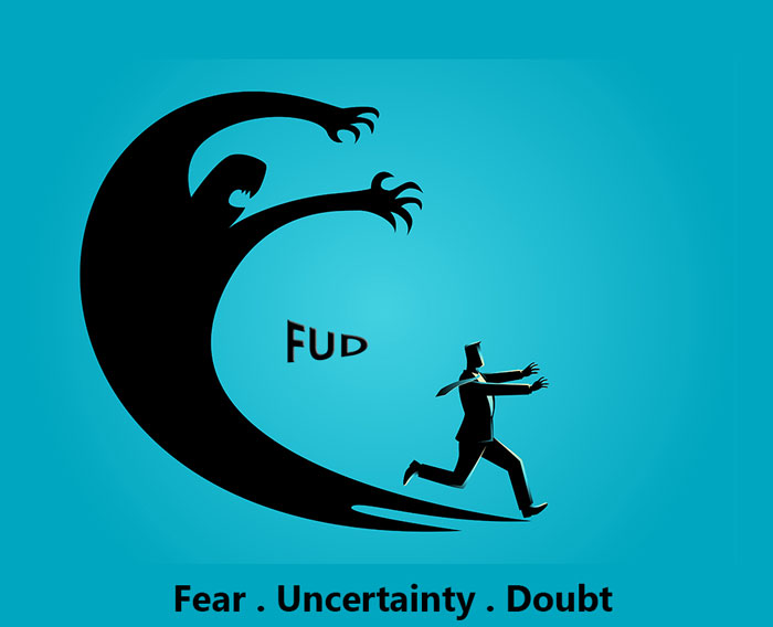 فاد (FUD) چیست؟ بررسی تاثیر ترس و تردید و شک در بازار های مالی