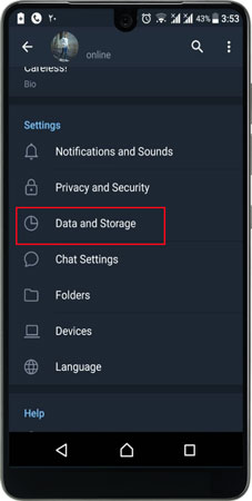 آموزش تغییر محل ذخیره شدن فایل های دانلود شده تلگرام در گوشی اندروید