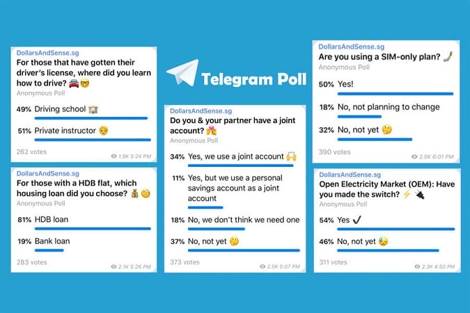 چگونه در چنل تلگرام نظرسنجی بگذاریم؟ نظرسنجی در کانال تلگرام بدون ربات